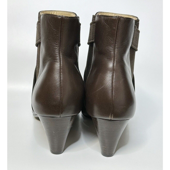COLE HAAN Air Lyric Pull On Stretch Leather Ankle Booties Brown D29336 Womens 9 - Picture 5 of 10